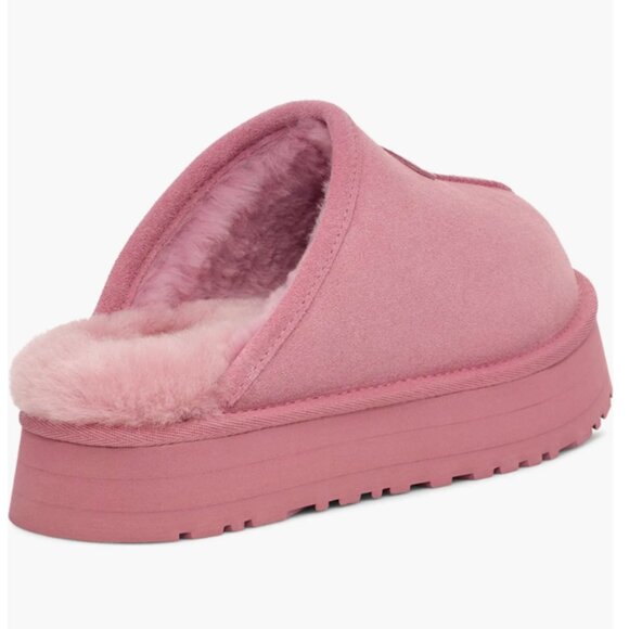 NIB UGGS AUSTRALIA UGG DISCOQUETTE SLIPPERS SIZE 7 DUSTY ORCHID PINK - Picture 2 of 10
